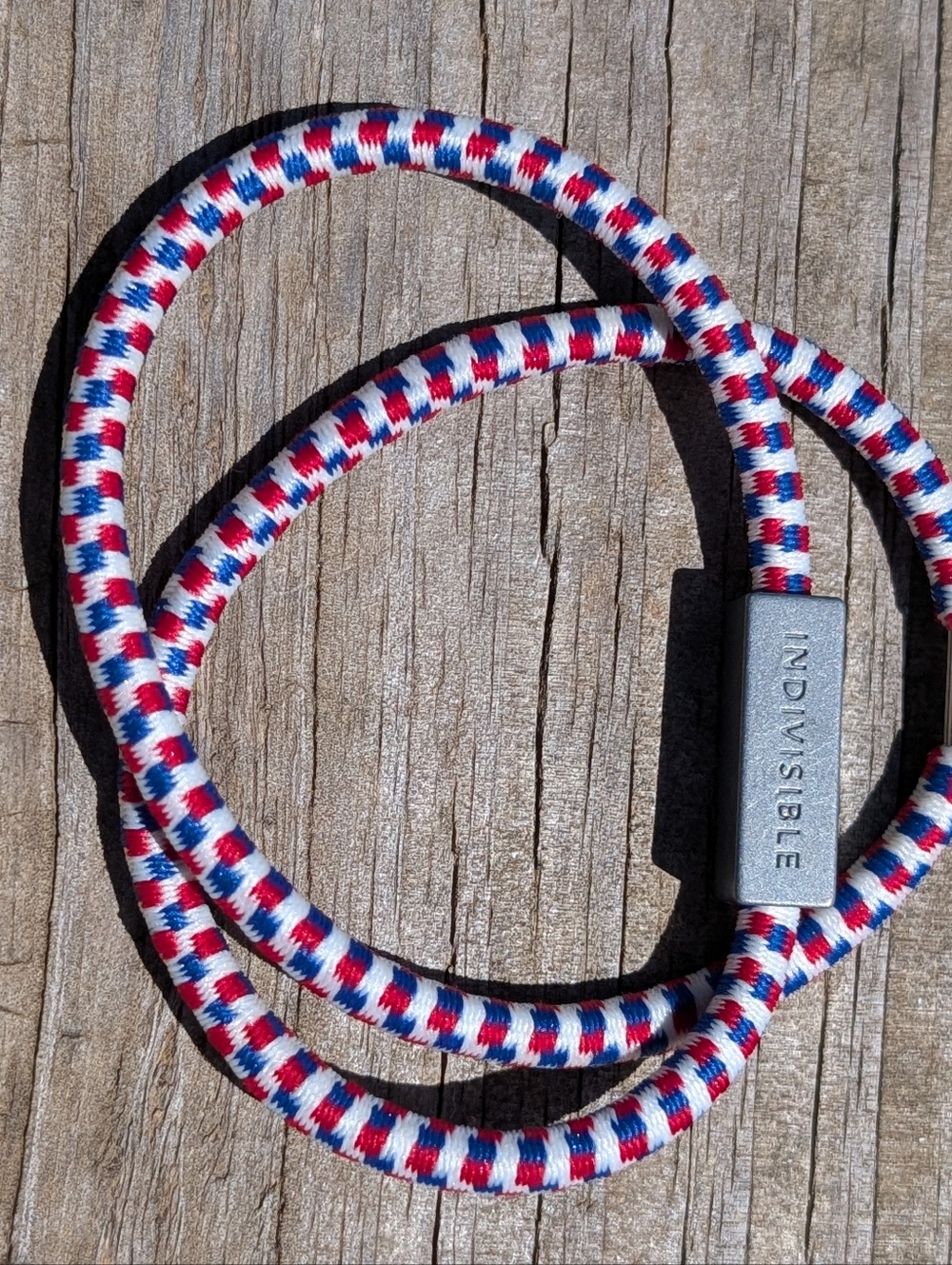 Starbucks Indivisible Red White Blue Stretch Bracelet